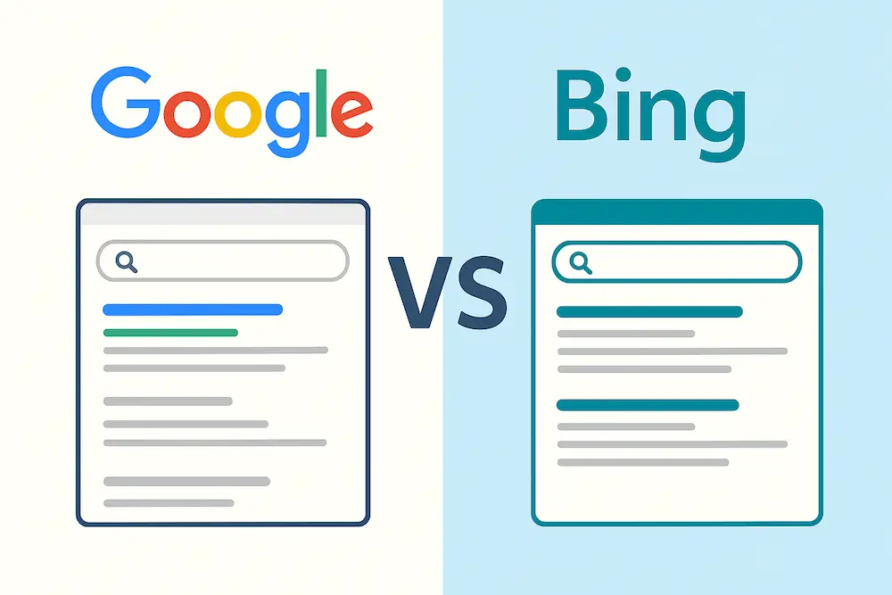 Perché un sito ben posizionato su Google non si trova su Bing?