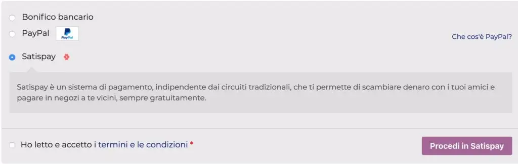 satispay cassa-e-commerce