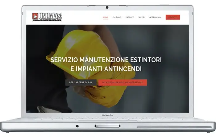 Sito web realizzato UNI.MAS