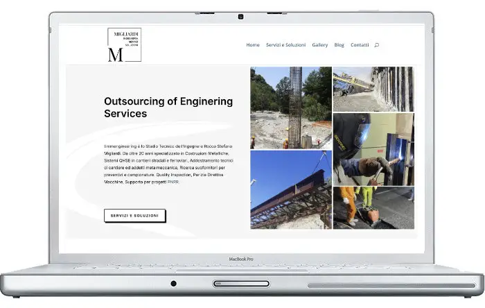 Ing Migliardi - Emmengineering sito monopagina