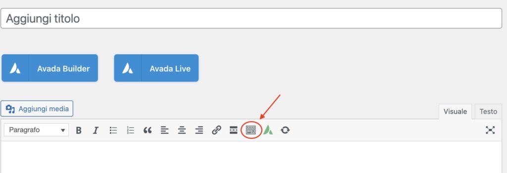wordpress-espandere-barra-strumenti