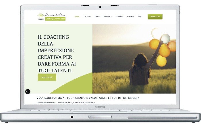 SITO WEB REALIZZATO PER CREATIVITY COACH