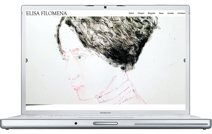 SITO WEB REALIZZATO PER LA PITTRICE ELISA FILOMENA