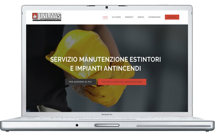 Sito web realizzato UNI.MAS