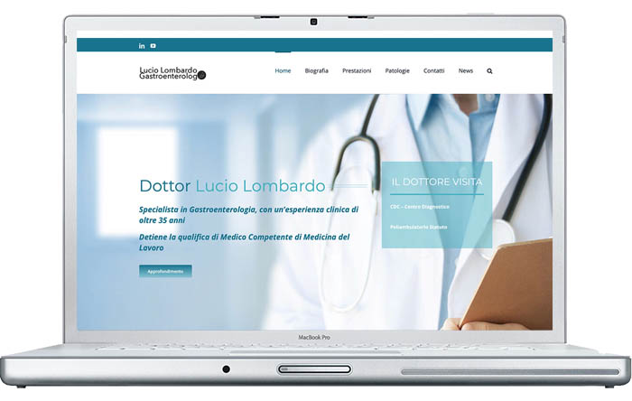 SITO WEB REALIZZATO PER IL DOTT LUCIO LOMBARDO