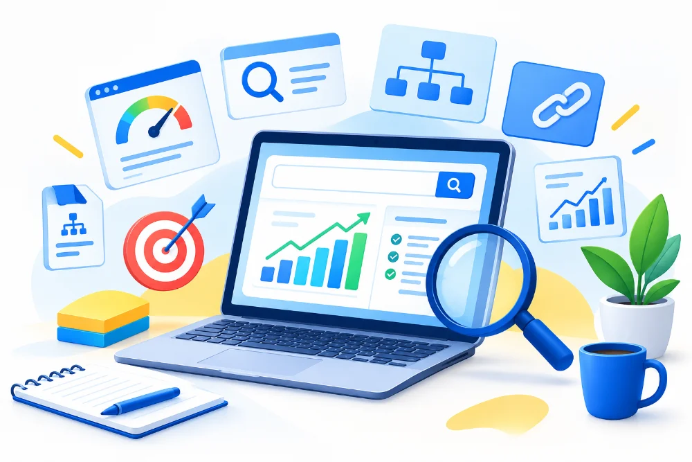 I migliori tool gratuiti per l'analisi SEO: Search Console, Bing, PageSpeed, Screaming Frog, Ahrefs e come misurare la visibilità nelle AI