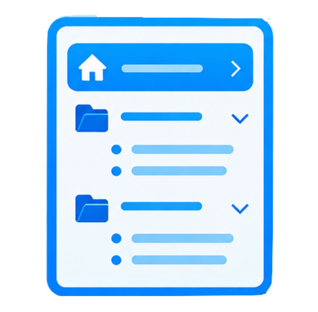 Alberatura di un sito web: home con pagine e sottopagine collegate